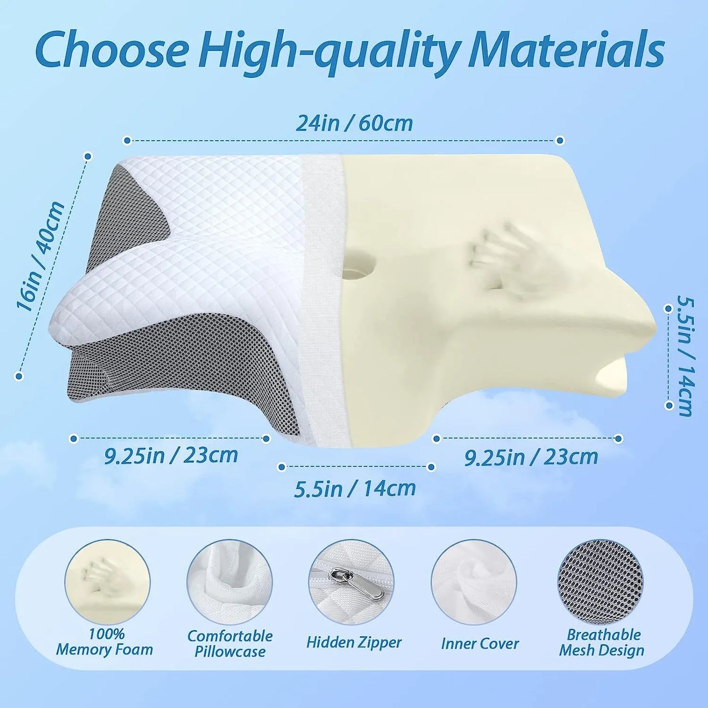 ErgoRest™ Memory Foam Pillow